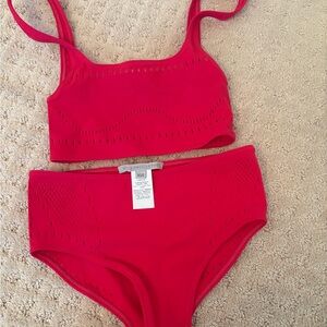 New, without tags Stella McCartney Red Bikini Set